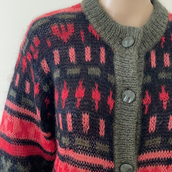 HANDCRAFTED | Longline multicolour cardigan - Picture 7 of 13